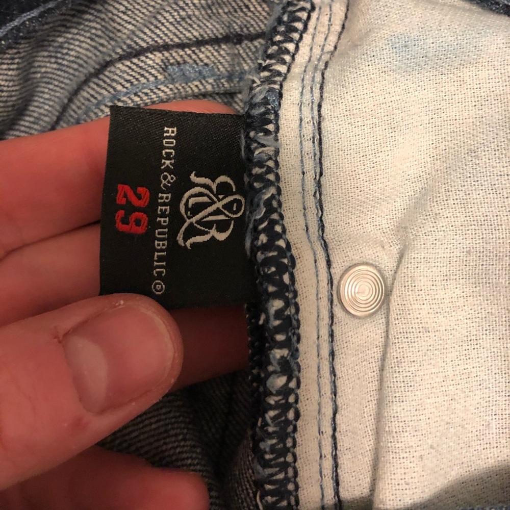 Rock and Republic straight dark jeans - Picture 3 of 3